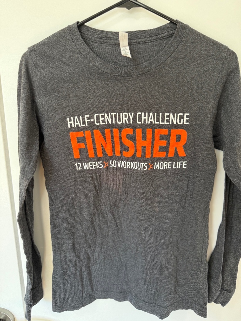 Orangetheory Half Century Challenge Finisher Long Sleeve Shirt 2019 XS VG OTF